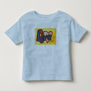 Love Red Heart Inspirational Word Art Shirts