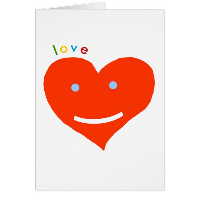 love red heart- smile :) (Front)