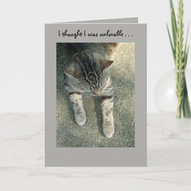 "Love Rescues" Greeting Card (Front)