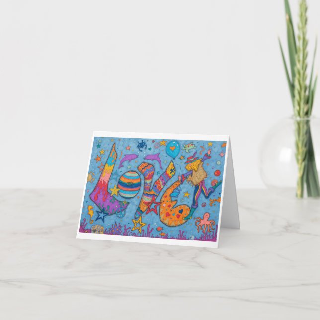 “LOVE” Response note card (Front)