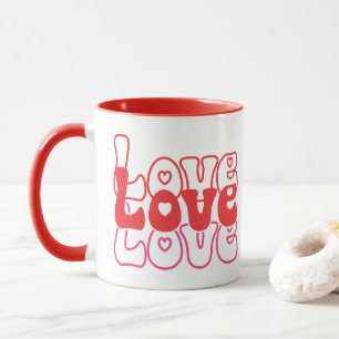 Love Retro Valentine Mug