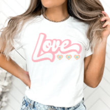  Love Retro Valentine's Day Sweatshirt, Hearts Swe