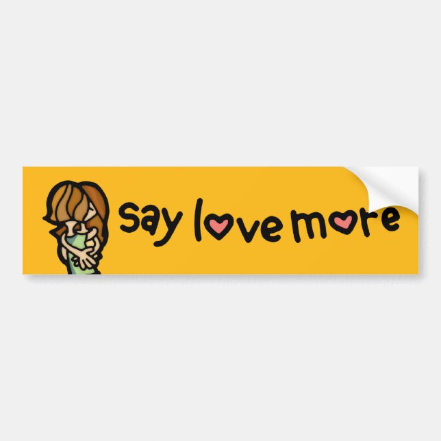 love ride. bumper sticker (Front)
