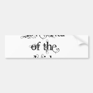 Love Rival of the Bride Bumper Sticker