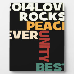 Love Rocks Plaque