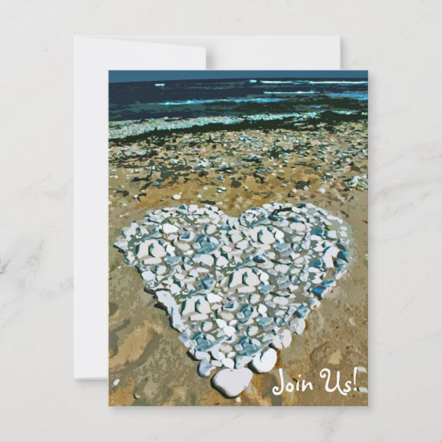 Love Rocks Wedding Invitation (Front)