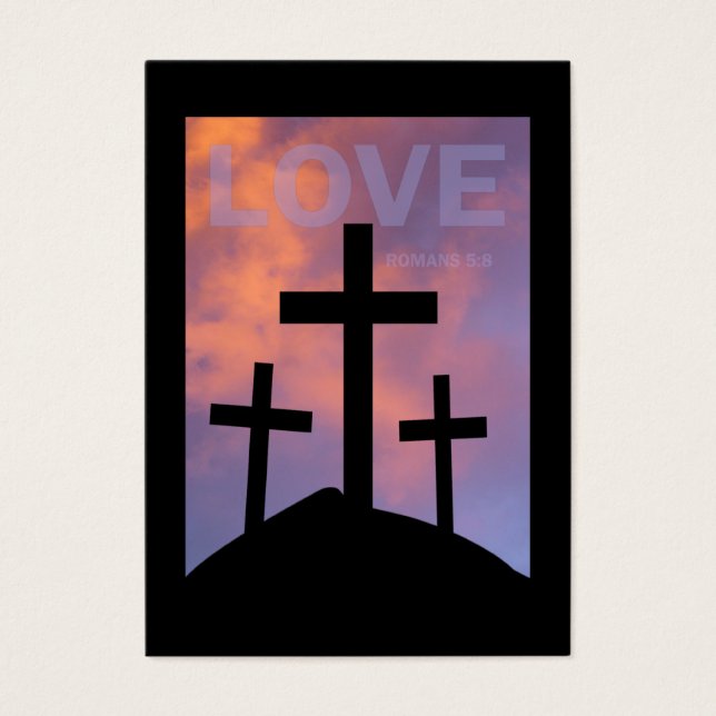 LOVE – Romans 5:8 Tract Cards / (Front)