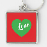 "Love Romantic Couple Design Keychain"