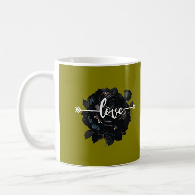Love Rose Coffee Mug (Left)