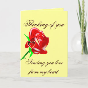 Love-Rose & Heart_ Card