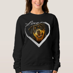 Love Rottweilers Metzgerhund Rottie Puppy Dog Love Sweatshirt