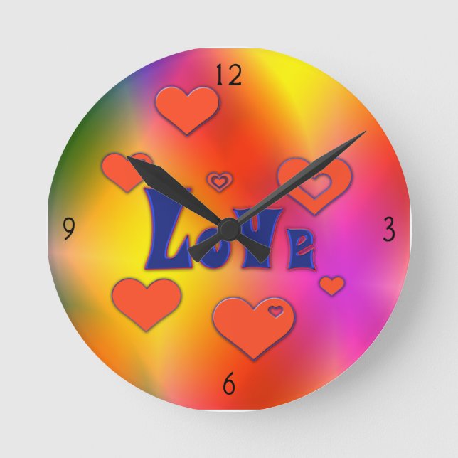 Love Round Clock (Front)