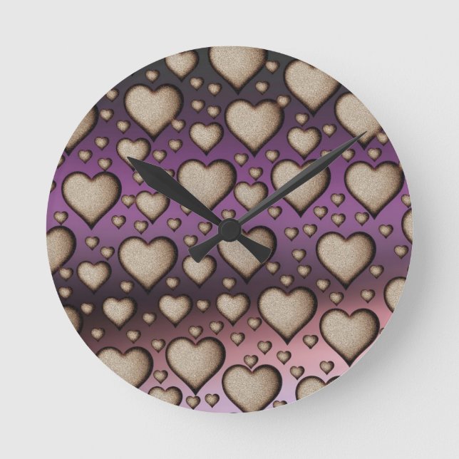 Love  round clock (Front)