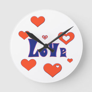 Love Round Clock