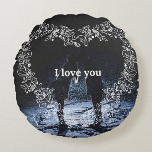 Love round cushion