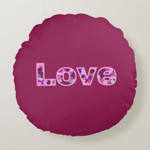 Love Round Cushion