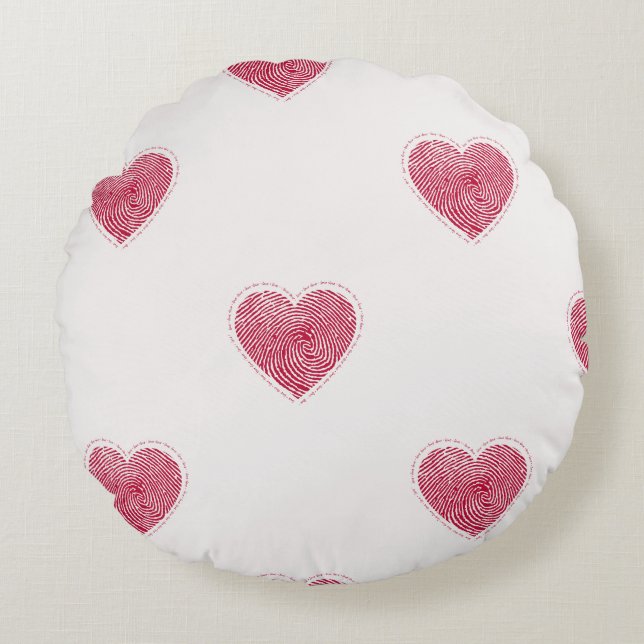 Love Round Pillow (Front)
