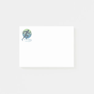 Love Running Marathon Competitive Runner Custom  Post-it Notes