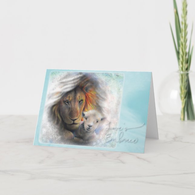 “Love’s Embrace,” Folded Greeting Card (Front)