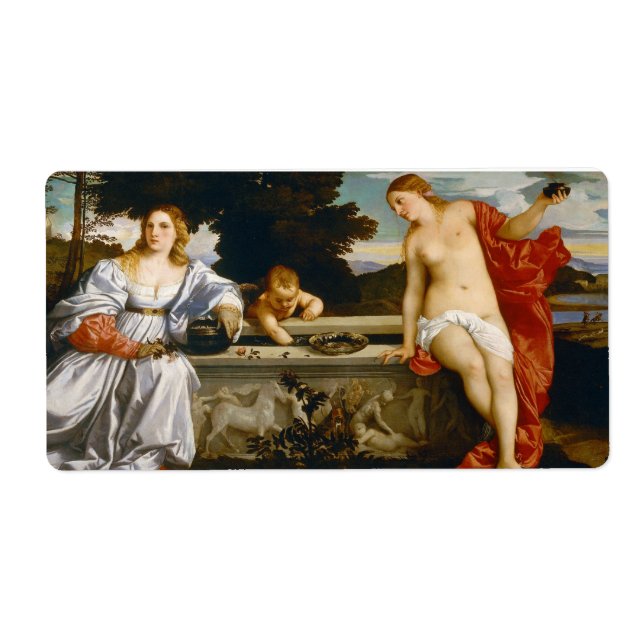 Love Sacred and Profane Love by Titian (Front)