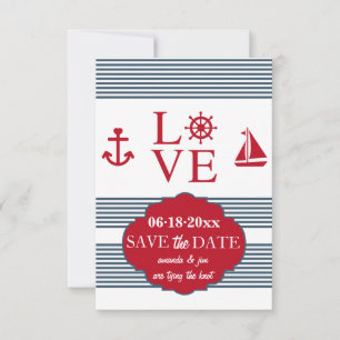 Love Sailing Save The Date Announcement