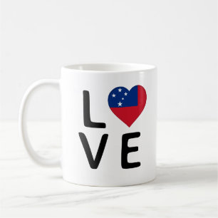 Love - Samoa Flag Coffee Mug