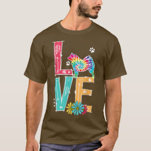 Love Samoyed Tie Dye Rainbow Samoyed Lover T-Shirt