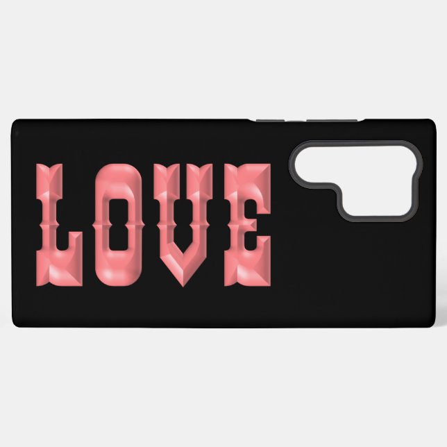 LOVE SAMSUNG GALAXY S22 ULTRA CASE (Back Horizontal)