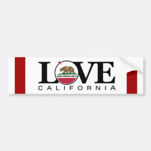LOVE San Francisco Bumper Sticker
