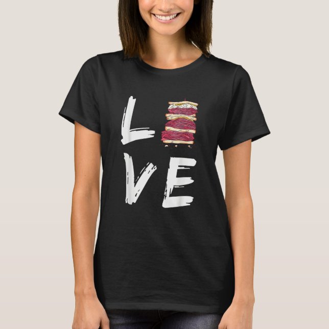 Love Sandwich  National Sandwich Day Food T-Shirt (Front)