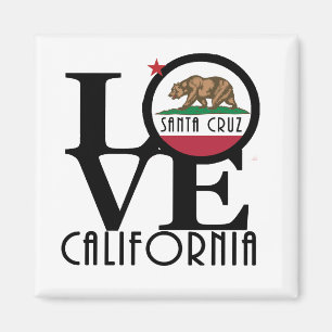 LOVE Santa Cruz Magnet