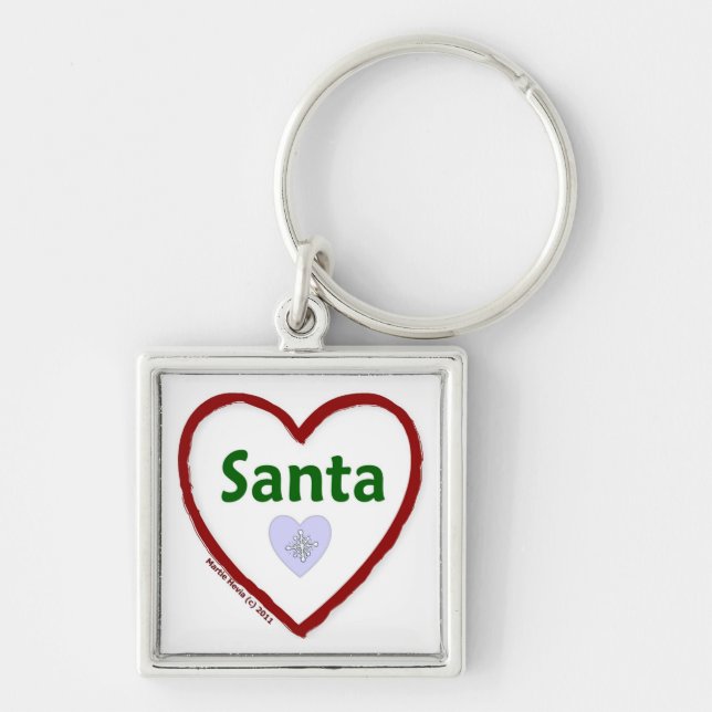 Love Santa Key Ring (Front)