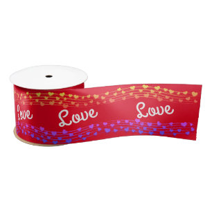 Love  satin ribbon