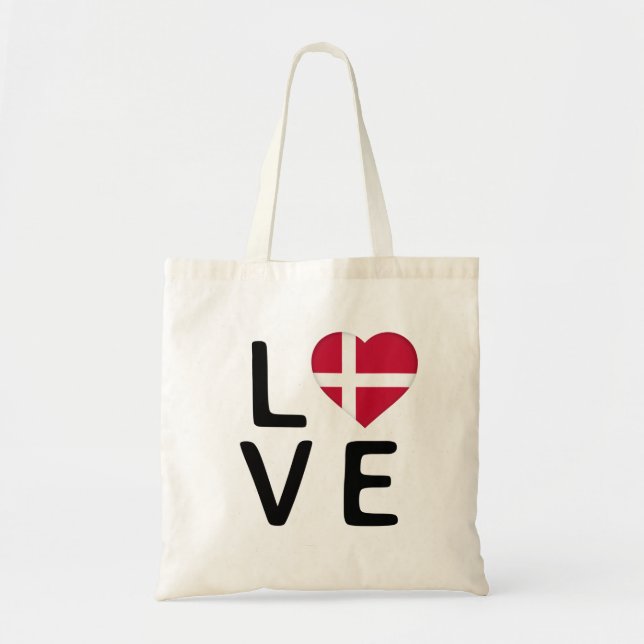 Love - Saudi Arabia Flag Tote Bag (Front)