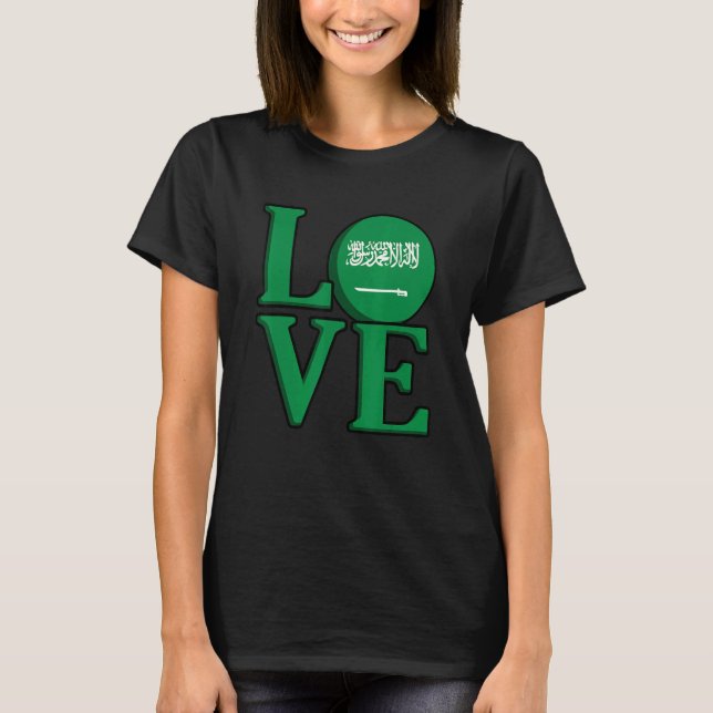 Love Saudi Arabia T-Shirt (Front)
