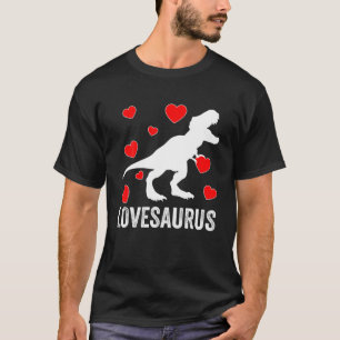 Love Saurus T Rex Dinosaur Funny Valentines Day Ou T-Shirt