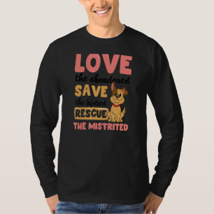 Love Save Rescue Dog Adoption T-Shirt
