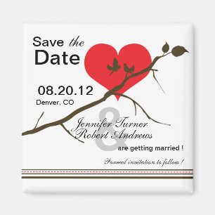 Love -Save the date magnets