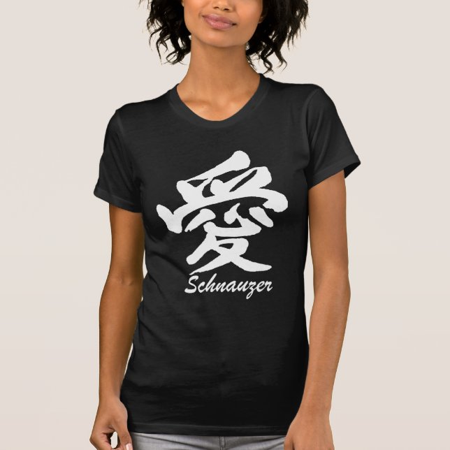 Love Schnauzer T-Shirt (Front)