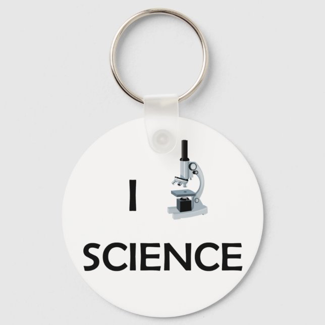 Love Science Microscope Key Ring (Front)