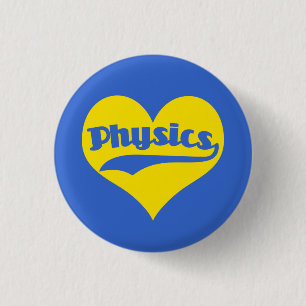 Love Science Physics 3 Cm Round Badge