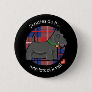 Love Scotty 6 Cm Round Badge
