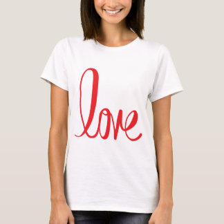 Love Script: A Graphic Design Love Letter ❤️ T-Shirt