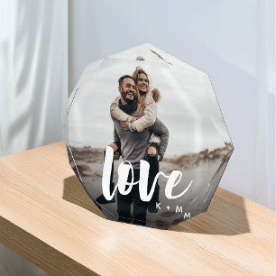 Love Script Overlay Personalised Couples Photo Blo
