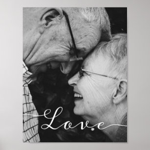 Love Script Photo Poster