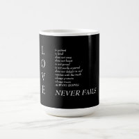 Love Scripture Definition Typography Black
