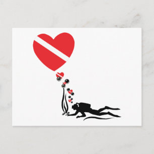 Love SCUBA Postcard