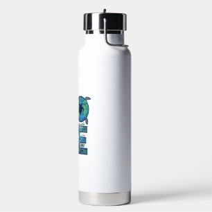 Love Sea Turtle Earth Tropical Water Bottle