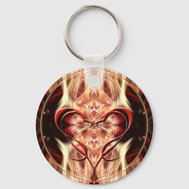 Love Serpents Keychain (Front)