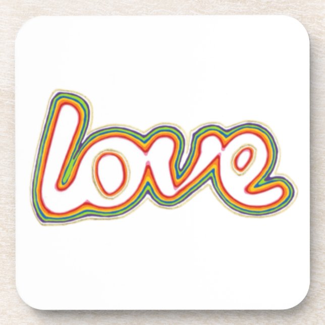 Love Set of 6 Coasters (Front)